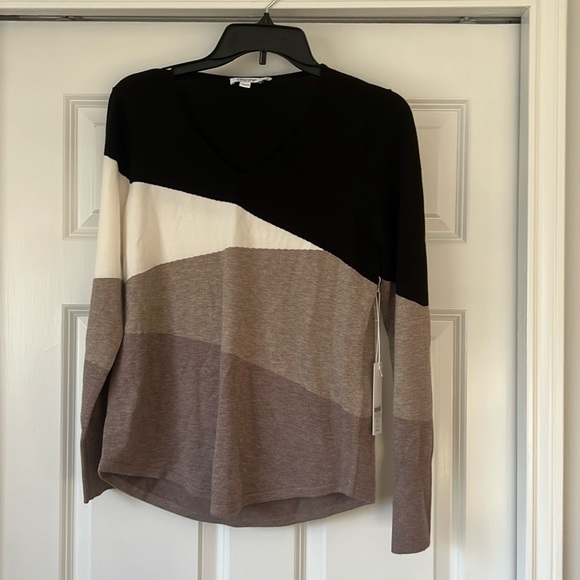 Chicos color blocked sweater size 0 - Picture 1 of 8